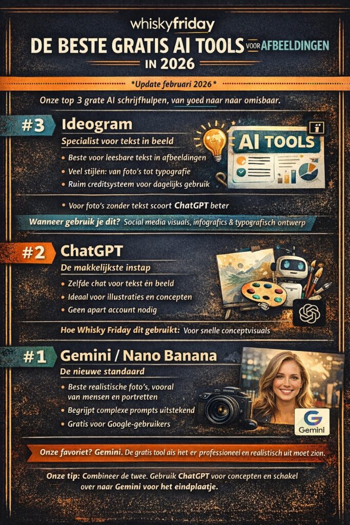 Beste gratis AI tools voor afbeeldingen