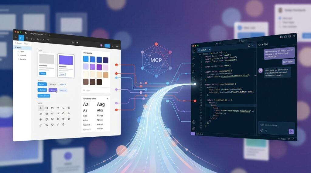 Figma MCP server visualisatie design naar code workflow